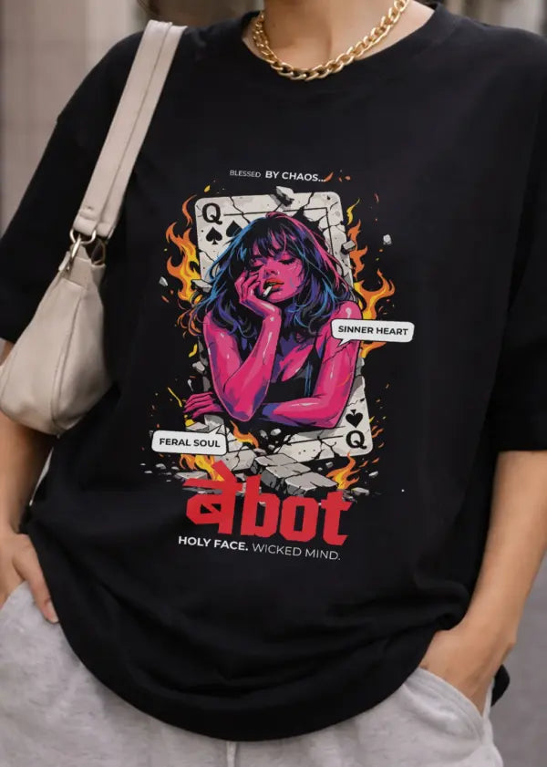 BeBot Baddie Girl Oversized T-Shirt
