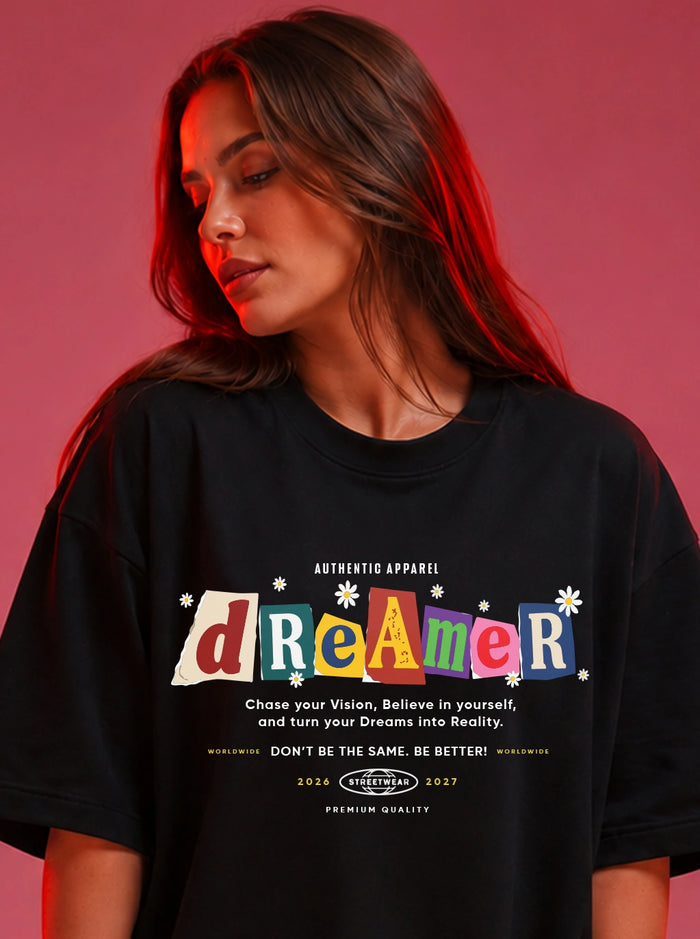 Dreamer Aesthetic Oversized T-Shirt