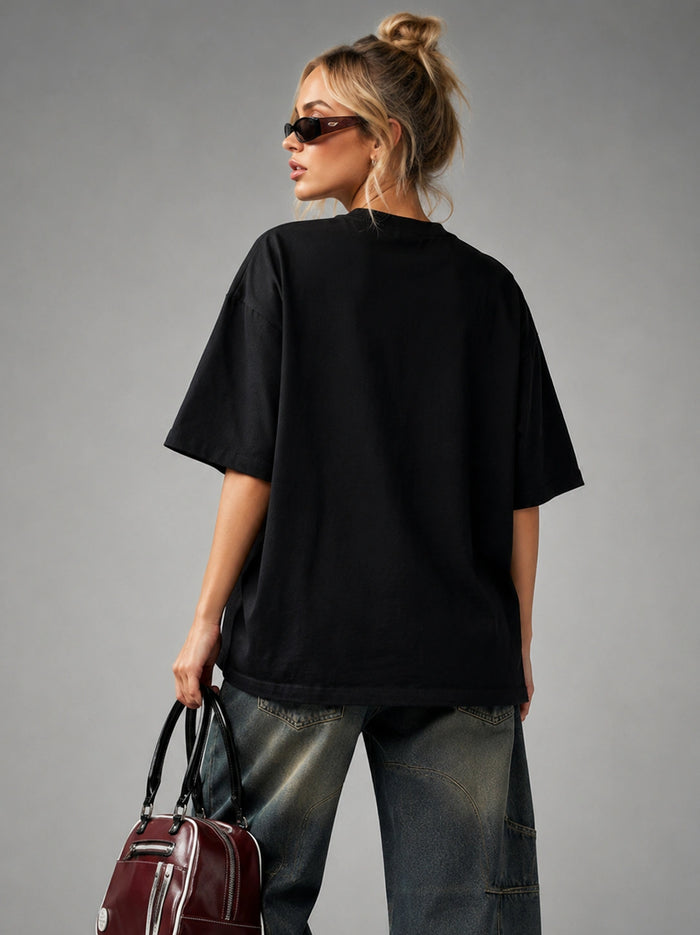 Women’s Moonlight Graphic Oversized T-Shirt