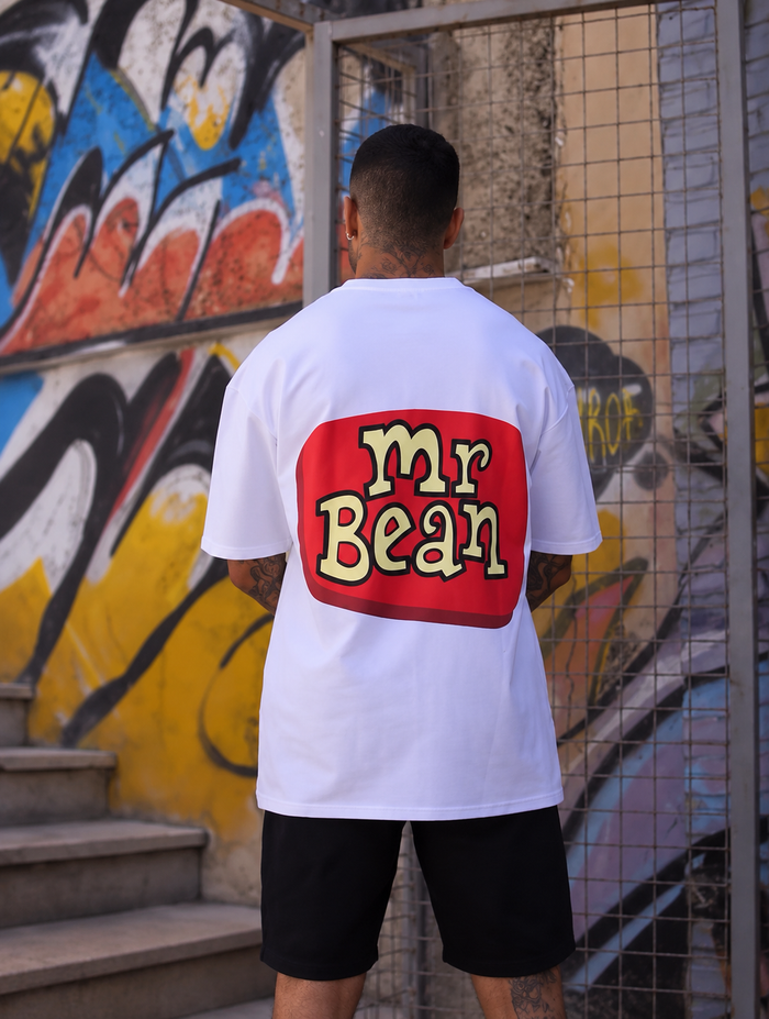 Mr Bean Cartoon Oversized T-Shirt