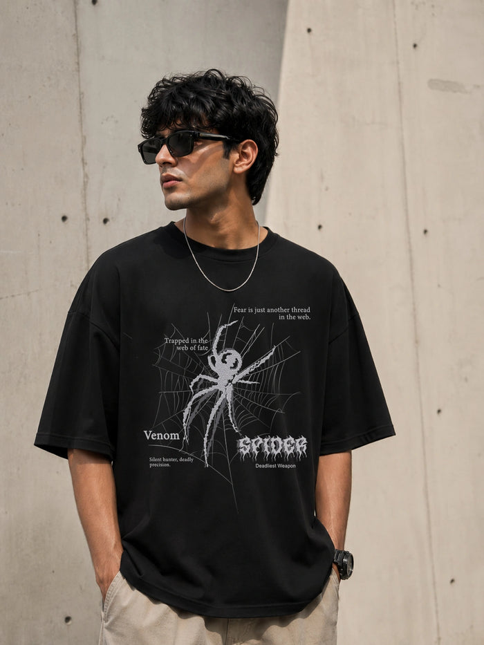 Spider Venom The Deadliest Oversized T-Shirt