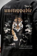 Unstoppable Tiger Fearless Minds Oversized T-Shirt