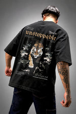 Unstoppable Tiger Fearless Minds Oversized T-Shirt