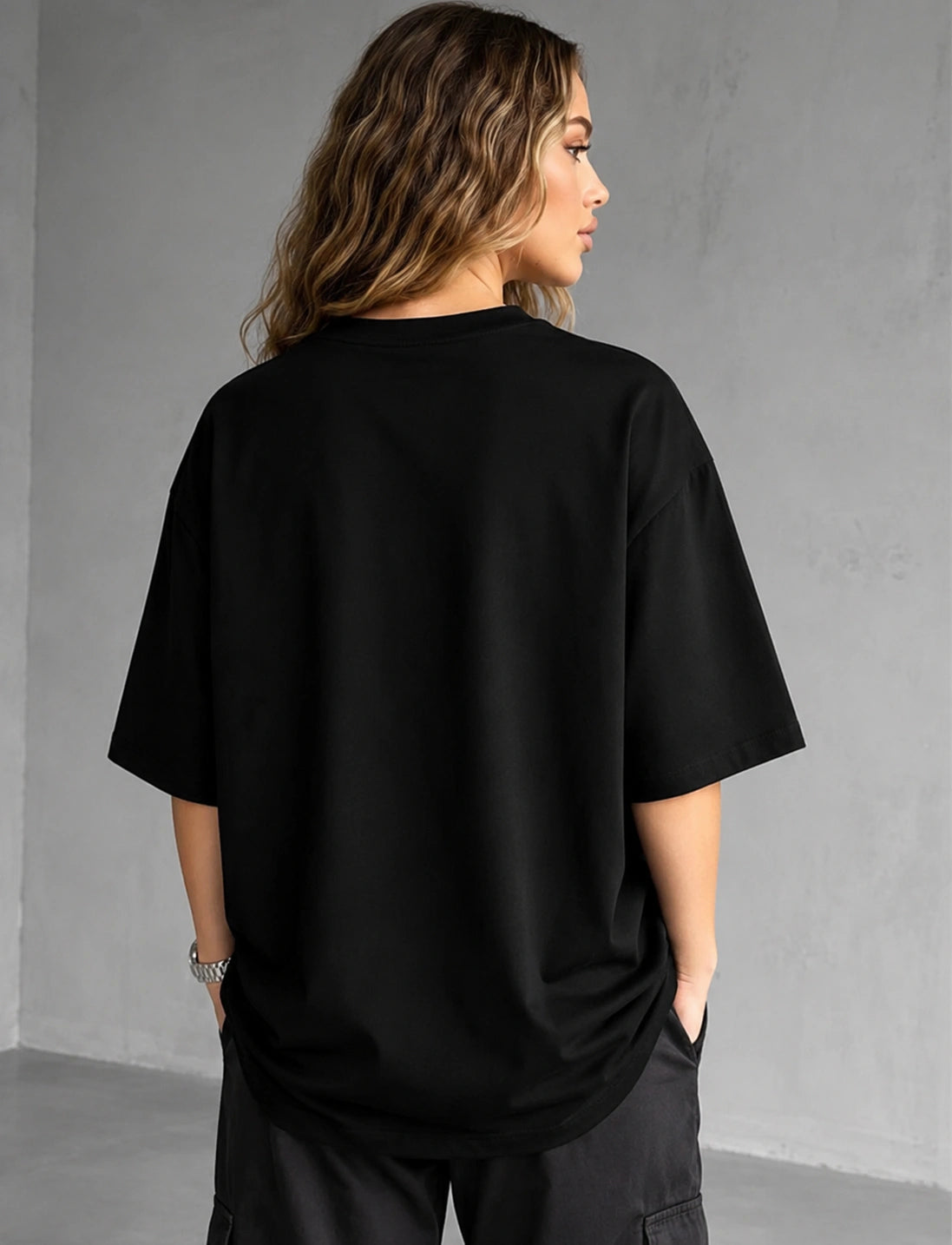 Hustle & Stay Grinding Oversized T-Shirt