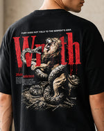 Wrath Malevolence Lion & Python Oversized T-Shirt