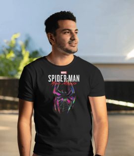 Black Spiderman Graphic Tee