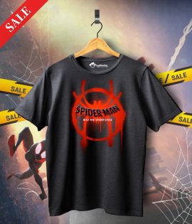 Black Spiderman Graphic T-Shirt