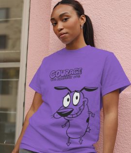 Courage Dog Graphic T-shirt