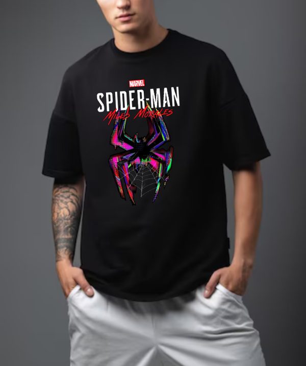 Men's Black Spiderman T-Shirt