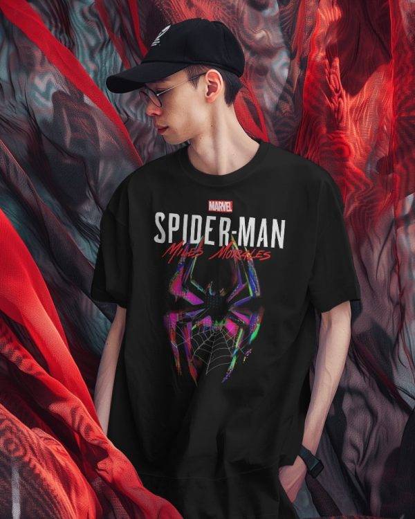 Men's Black Spiderman T-Shirt