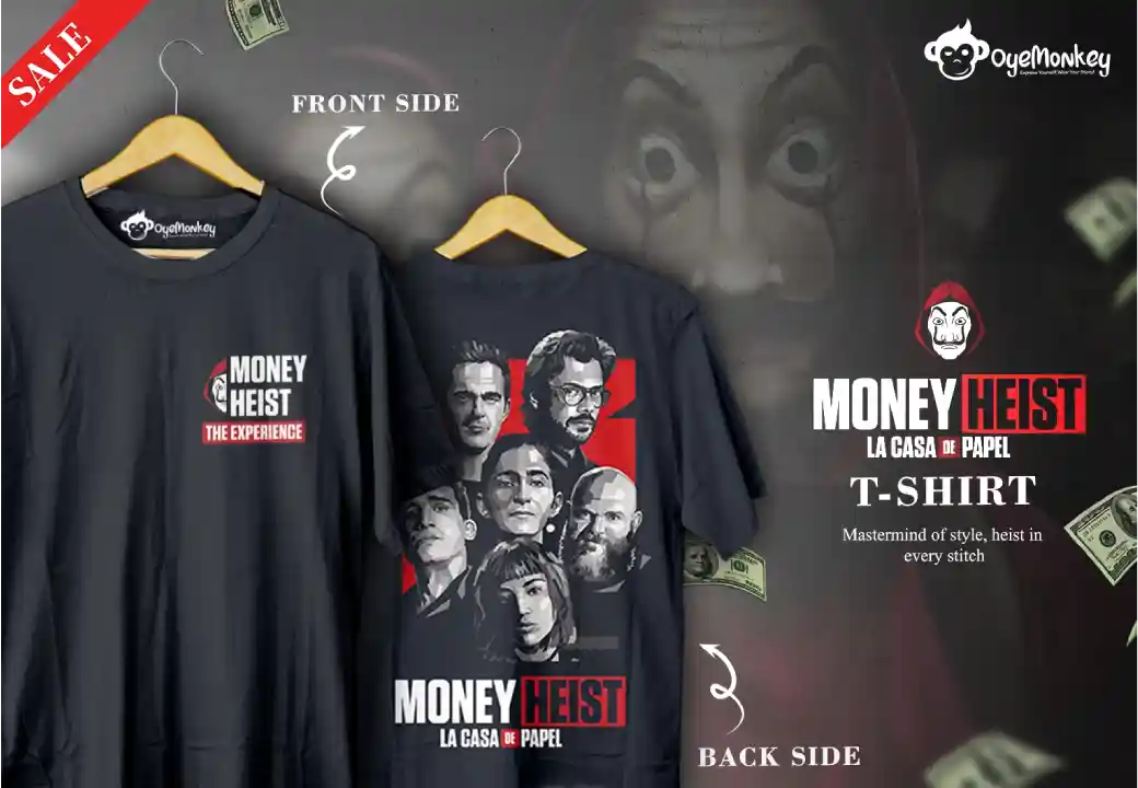 Money Hiest Graphic T-Shirt