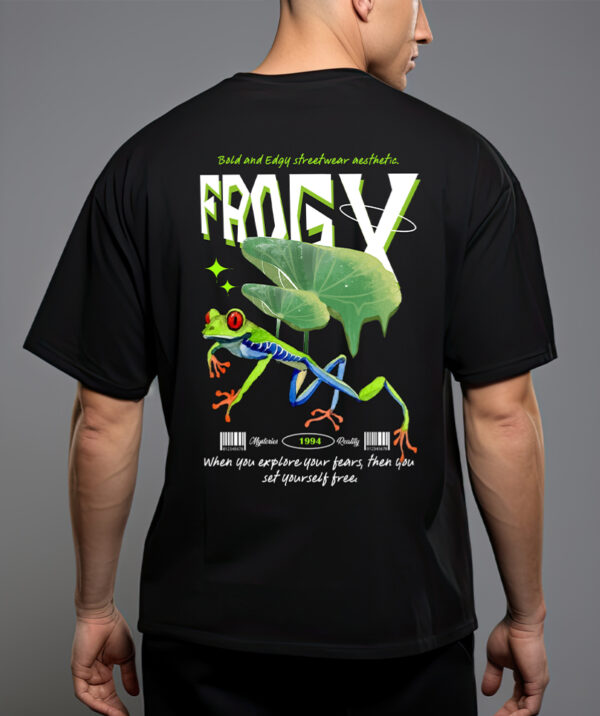 Frogy Oversized t-Shirt from back