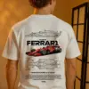 Ferrari F1 Streetwear – Scuderia Formula 1 Car Oversized T-Shirt