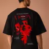Vision Gothic T-Shirt | High Impact Red Oversized T-Shirt