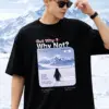 Walking Alone Penguin Oversized T-Shirt